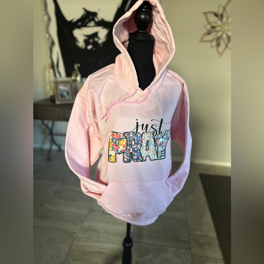 Just pray women’s pink sweater